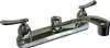 Lead Law Compliant 1.5 GPM 2 Handle Kitchen Faucet L/Spr