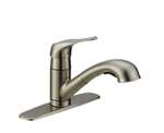 Lead Law Compliant 1.5 GPM 1 Handle Kitchen With Pullout Spout Brushed Nickel