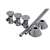 Lead Law Compliant 5/8 OD X 3/8 OD Commercial Lavatory Kit