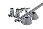 Lead Law Compliant 1/2 Sweat X 3/8 Commercial Lavatory Kit Loose Key