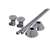 Lead Law Compliant 3/8 IPS X 3/8 OD Commercial Lavatory Kit