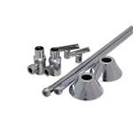 Lead Law Compliant 3/8 IPS X 3/8 Commercial Lavatory Kit Loose Key