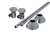 Lead Law Compliant 1/2 IPS X 3/8 OD Commercial Lavatory Kit