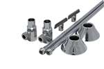 Lead Law Compliant 1/2 IPS X 3/8 Commercial Lavatory Kit Loose Key