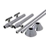 Lead Law Compliant 1/2 Sweat X 3/8 Commercial Lavatory Kit Loose Key