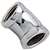Lead Law Compliant 1/2 Chrome Brass 45 ELL