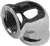Lead Law Compliant 3/8 Chrome Brass 90 ELL
