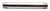 Lead Law Compliant 1/2 X 5-1/2 Chrome Brass Nipple