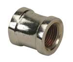 Lead Law Compliant 1/2 X 3/8 Chrome Brass Coupling