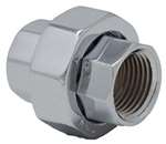 Lead Law Compliant 1/2 Chrome Brass Union