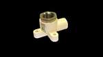 Lead Law Compliant 1/2 CPVC CTS X FIP Degree 90 Elbow Stainless Steel