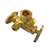 Lead Law Compliant 5/8 X 3/8 X 3/8 OD DU Handle Valve Rough Brass