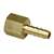 Lead Law Compliant 3/8 ID X 3/8 FIP Brass Hose Barb