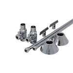 Lead Law Compliant 1/2 IPS X 3/8 Commercial Lavatory Kit Loose Key