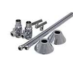 Lead Law Compliant 3/8 IPS X 3/8 Commercial Lavatory Kit Loose Key