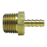 Lead Law Compliant 1/4 ID X 1/2 MIP Brass Hose Barb