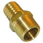 Lead Law Compliant 1 ID X 1 MIP Brass Hose Barb