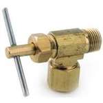 Lead Law Compliant 1/4 Compression X 1/8 MIP Angle Needle Valve