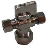 Lead Law Compliant 3/8 X 3/8 X 5/8 QT 3 WAY Valve