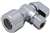 Lead Law Compliant 5/8 OD PUSH X 3/8OD Quarter Turn Angle Stops Brushed Nickel