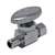 Lead Law Compliant Chrome Plated 1/2 PEX X 3/8 Compact MT Strainer ST