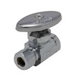 Lead Law Compliant Chrome Plated 3/8 FIP X 3/8 OD Compact Straight ST