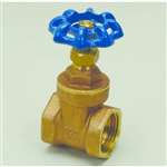 Lead Law Compliant 1-1/4 Brass 200 # IPS Non-Rising Stem Gate Valve