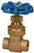 Lead Law Compliant 1-1/4 Brass 200 # Sweat Non-Rising Stem Gate Valve