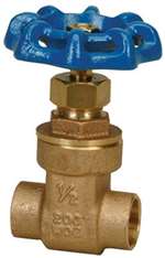 Lead Law Compliant 2 Brass 200 # Sweat Non-Rising Stem Gate Valve