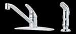 Lead Law Compliant 1.75 GPM 1 Handle Kitchen With Spray