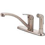 Lead Law Compliant 1.75 GPM 1 Handle Kitchen With Spray
