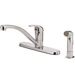 Lead Law Compliant 1.75 GPM 1 Handle Kitchen With Spray