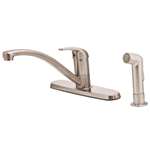 Lead Law Compliant 1.75 GPM 1 Handle Kitchen With Spray