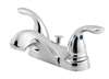 Lead Law Compliant 2 Handle 4 Center Set Lavatory Faucet Metal Pop Up *pfirst Polished Chrome