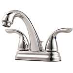 Lead Law Compliant 2 Handle High Arc Lavatory Faucet Polished Chrome