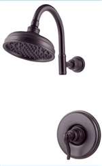 2.0 GPM 1 Handle Shower Faucet Valve Trim Kit