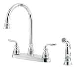 Lead Law Compliant 1.75 GPM 2 Handle High Kitchen Faucet