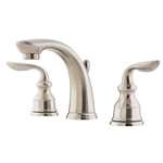 Lead Law Compliant 1.5 GPM 2 Handle Widespread Faucet Metal Pop Up Brushed Nickel