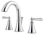 Lead Law Compliant 1.5 GPM 2 Handle Widespread Lavatory Faucet Polished Chrome