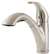 Lead Law Compliant 1 Handle Pullout Kitchen Faucet Parisian Stainless Steel