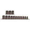 15PC Impact Socket 6PT 1/2 Drive Set