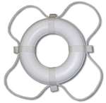 20 White Foam Ring Buoy CGA