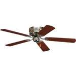 52IN 5 Blade Hugger Ceiling Fan Brushed Nickel