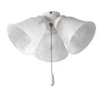 3 LT 60 Watts Candelabra UNIV Fan