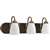 Antique Bronze 3 100 Watts Medium Bracket