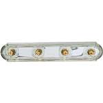Polished Chrome 4 60 Watts Medium Strip Light