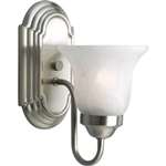 Brushed Nickel 1 100 Watts Medium Sconce