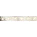 Polished Chrome 6 60 Watts Medium Strip Light