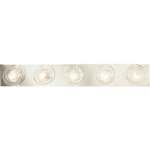 Polished Chrome 5 60 Watts Medium Strip Light