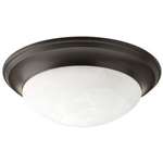Antique Bronze 1 60 Watts Medium Flush